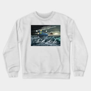 Narwhal Sadness and Cat Crewneck Sweatshirt